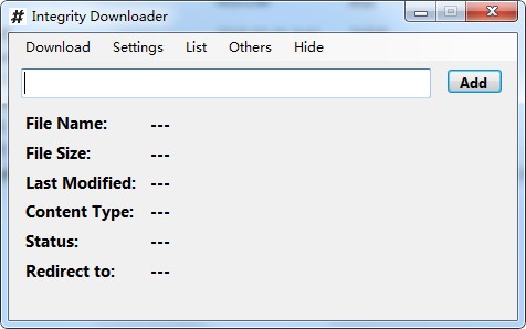 Integrity  Downloader(简单下载工具)