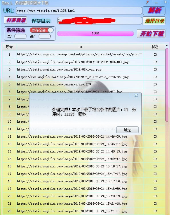 多线程网页图片下载软件