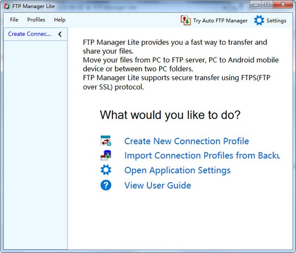 FTP  Manager  Lite(FTP工具)