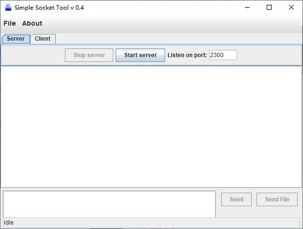 Simple  Socket  Tool(测试服务器)