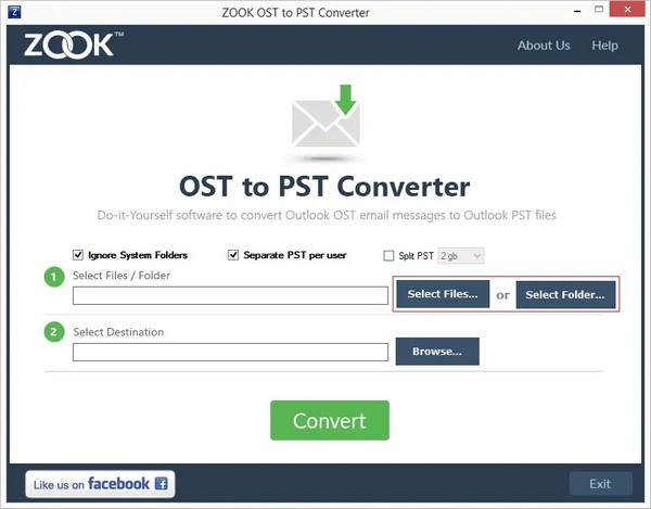 ZOOK  OST  to  PST  Converter(邮件转换工具)