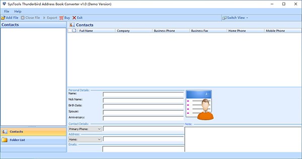 SysTools  Thunderbird  Address  Book  Converter(邮箱处理工具)