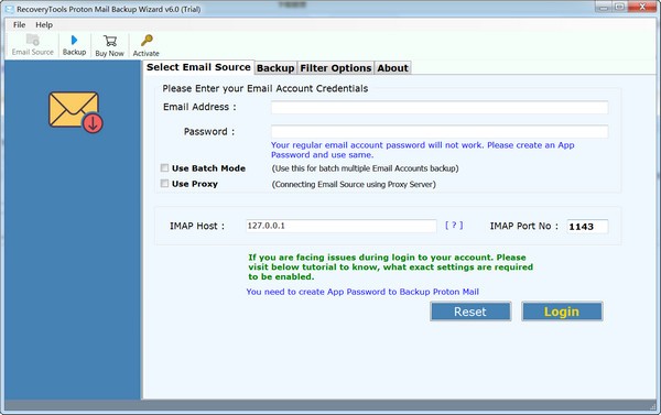 RecoveryTools  Proton  Mail  Backup  Wizard(电子邮件备份工具)