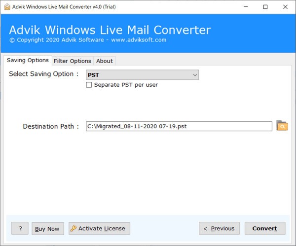 Advik  windows  live  mail  converter(邮件转换工具)