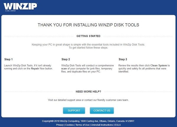 WinZip  Disk  Tools(磁盘垃圾清理工具)