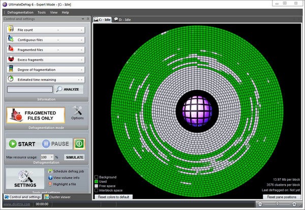 DiskTrix  UltimateDefrag(磁盘整理器)