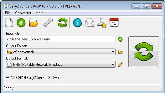 Easy2Convert  RAW  to  PNG(图片格式转换软件)