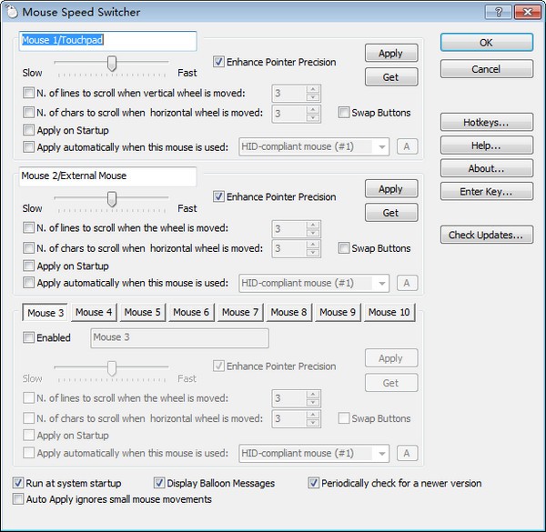 Mouse  Speed  Switcher(鼠标速度切换软件)