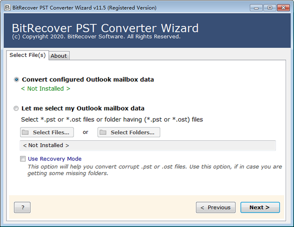 PST格式转换器(BitRecover  PST  Converter  Wizard)