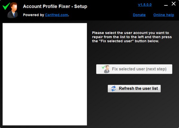 Account  Profile  Fixer(帐户设定档修复工具)