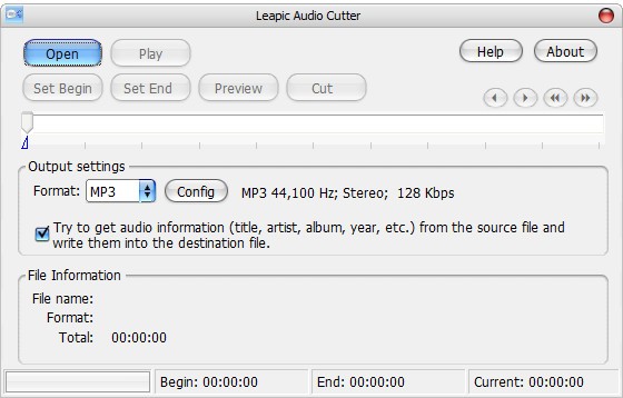 Leapic  Audio  Cutter(音频文件切割工具)