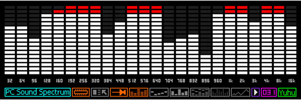 PC  Sound  Spectrum(电脑实时声音频谱软件)