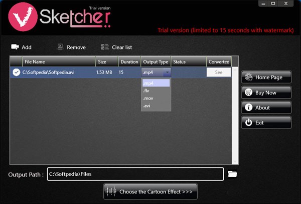 VSketcher(卡通风格视频特效)