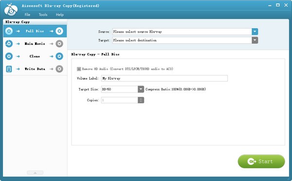 Aiseesoft  Blu-ray  Copy(蓝光光盘刻录工具)