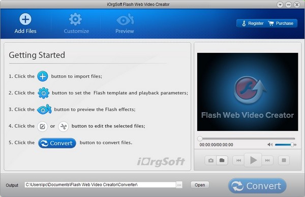 iOrgsoft  Flash  Web  Video  Creator(视频格式转换工具)