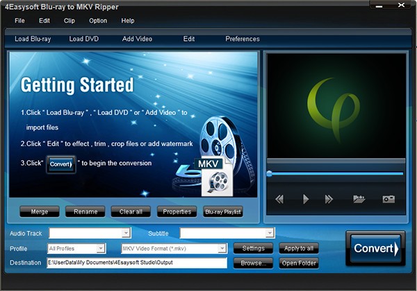 4Easysoft  Blu-ray  to  MKV  Ripper(视频转换工具)