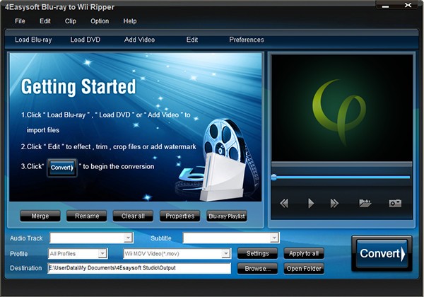 4Easysoft  Blu-ray  to  Wii  Ripper(视频转换工具)