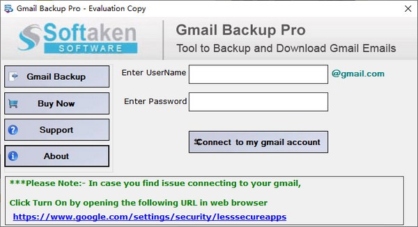 Softaken  Gmail  Backup  Pro(邮箱备份工具)