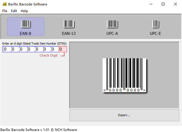 Barillo  Barcode  Software(条码生成软件)