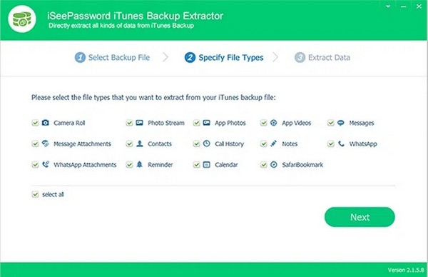 iSeePassword  iTunes  Backup  Extractor(数据备份提取工具)