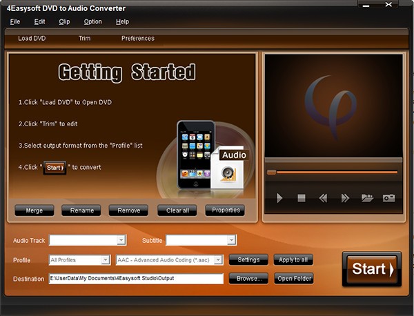 4Easysoft  DVD  to  Audio  Converter(音频转换工具)