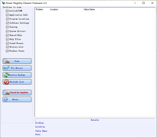 Power  Registry  Cleaner  Freeware(注册表清理工具)