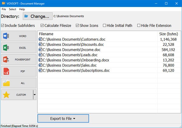 VovSoft  Document  Manager(文档管理工具)