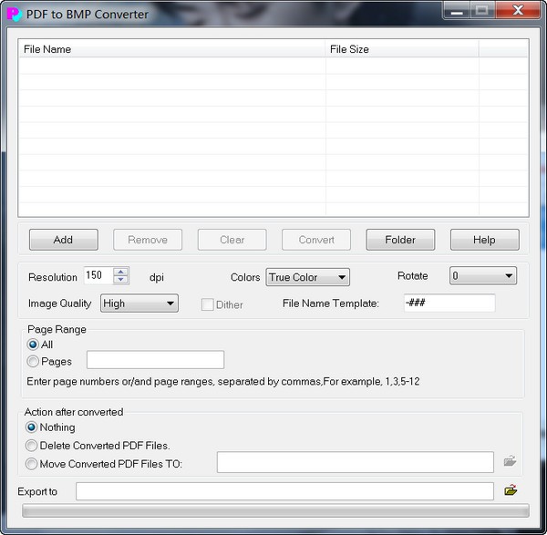 Digitzone  PDF  to  BMP  Converter(PDF转BMP工具)