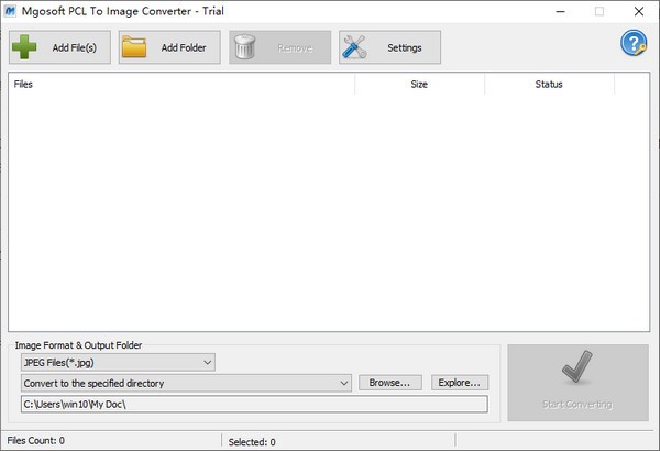 Mgosoft  PCL  To  Image  Converter(PCL转换工具)