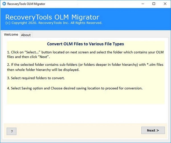 RecoveryTools  OLM  Migrator(OLM文件转换工具)