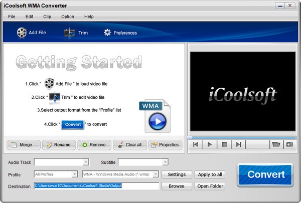 iCoolsoft  WMA  Converter(音频格式转换器)