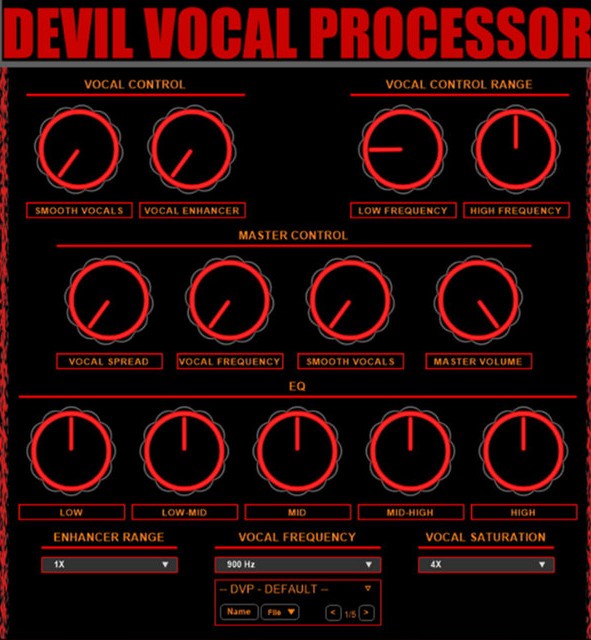 Devil  Vocal  Processor(人声效果器插件)