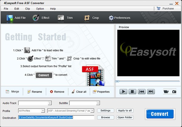 4Easysoft  Free  ASF  Converter(视频转换软件)