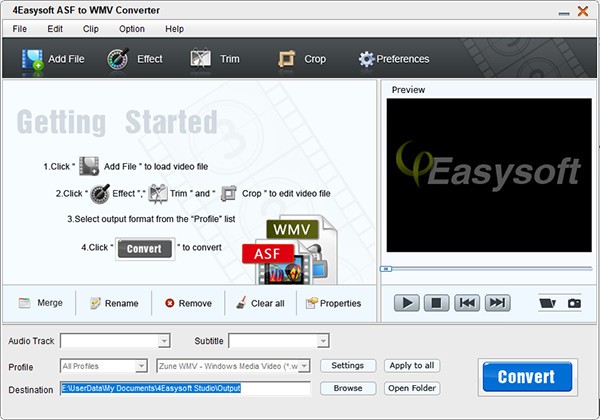 4Easysoft  ASF  to  WMV  Converter(视频转换软件)