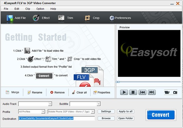 4Easysoft  FLV  to  3GP  Video  Converter(视频转换软件)