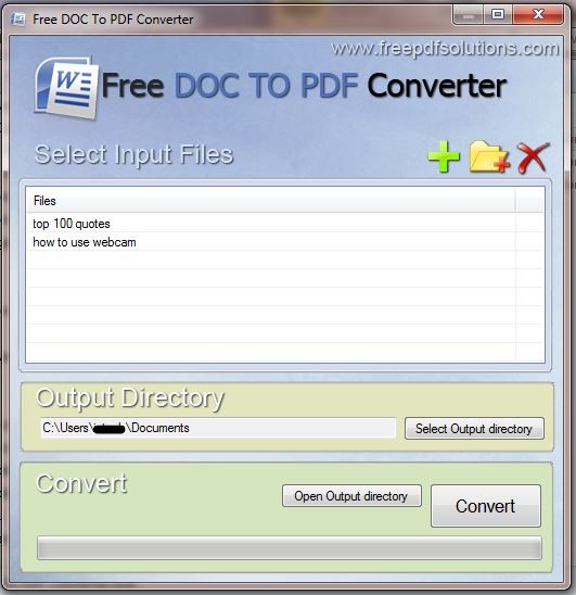 Free  DOC  To  PDF  Converter(文件格式转换工具)