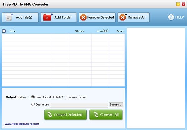 Free  PDF  to  PNG  Converter(PDF文件格式转换软件)