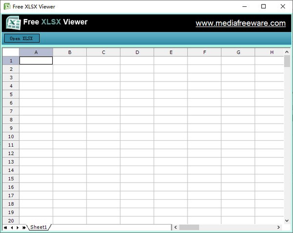 Free  XLSX  Viewer(xlsx文件的阅读器)