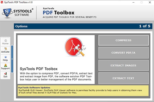 SysTools  PDF  Toolbox(PDF文件处理工具)