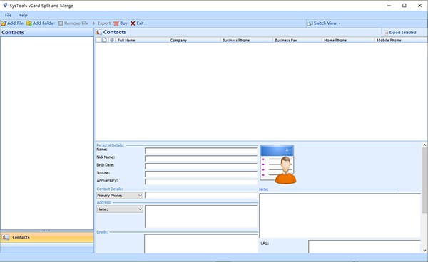 SysTools  vCard  Split  and  Merge(文件处理工具)