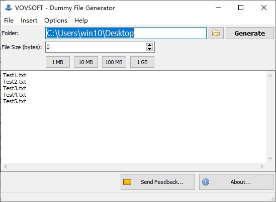 Vovsoft  Dummy  File  Generator(文件创建工具)