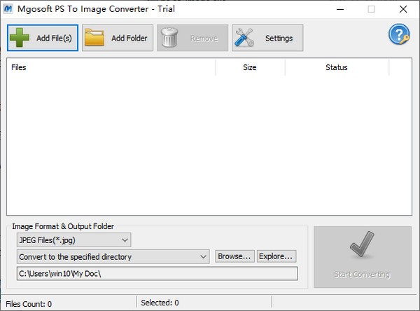 Mgosoft  PS  To  Image  Converter(PS转图像转换器)