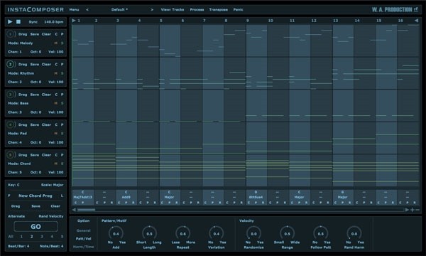 W.A. Production  InstaComposer(MIDI生成器)