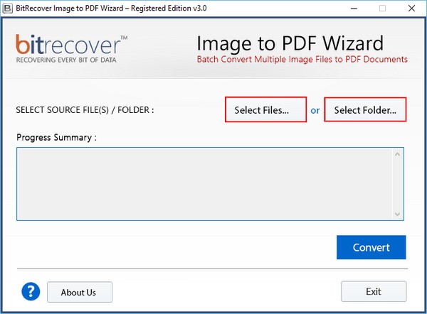 BitRecover  Image  to  PDF  Wizard(Image转PDF转换工具)