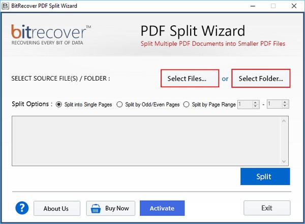 BitRecover  PDF  Split  Wizard(PDF拆分工具)