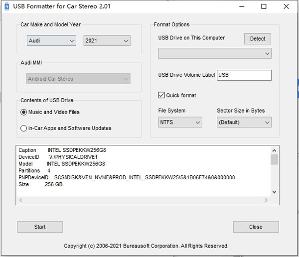 USB  Formatter  for  Car  Stereo(车载usb格式化工具)