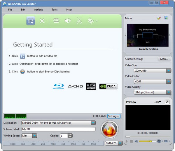 ImTOO  Blu-ray  Creator(视频刻录工具)