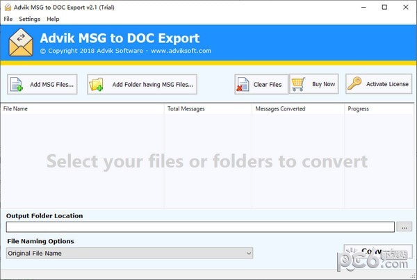 Advik  MSG  to  DOC  Export(MSG转DOC工具)