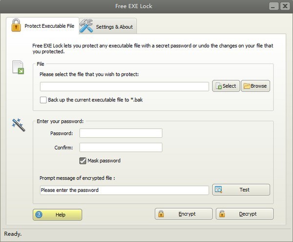 Free  EXE  Lock(程序加密软件)