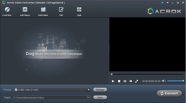Acrok  Video  Converter  Ultimate(视频格式转换器)